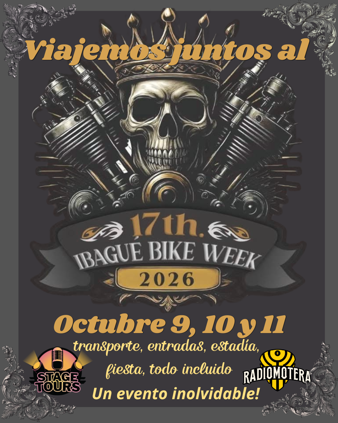 VIAJEMOS JUNTOS AL PEREIRA BIKE WEEK